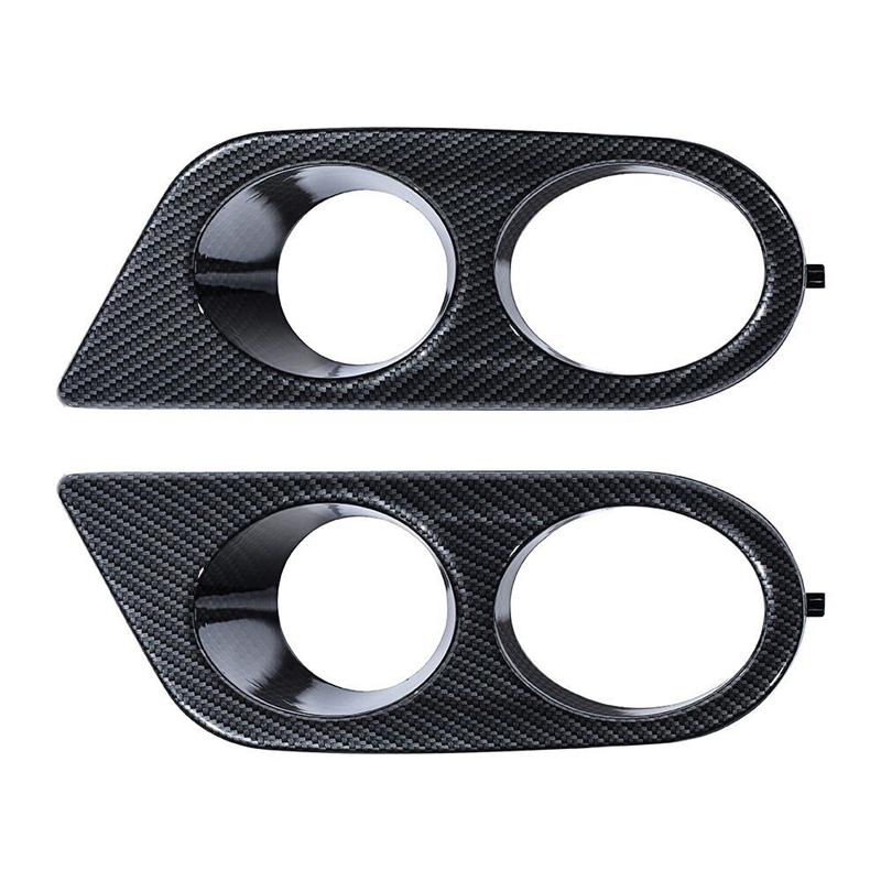 1 Pair Surround Air Duct For BMW E46 M3 2001-2006 Car styling Front Bumper Car Fog Light Covers Dual Hole