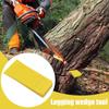 Spiked Tree Felling Wedge Portable Security Logging Tools Equipment Guide Reusable Logging Wedge Safety Chainsaw Accessories