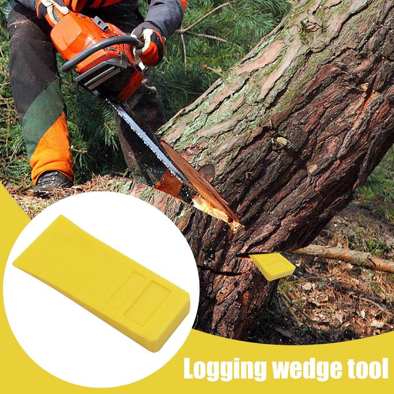 Spiked Tree Felling Wedge Portable Security Logging Tools Equipment Guide Reusable Logging Wedge Safety Chainsaw Accessories