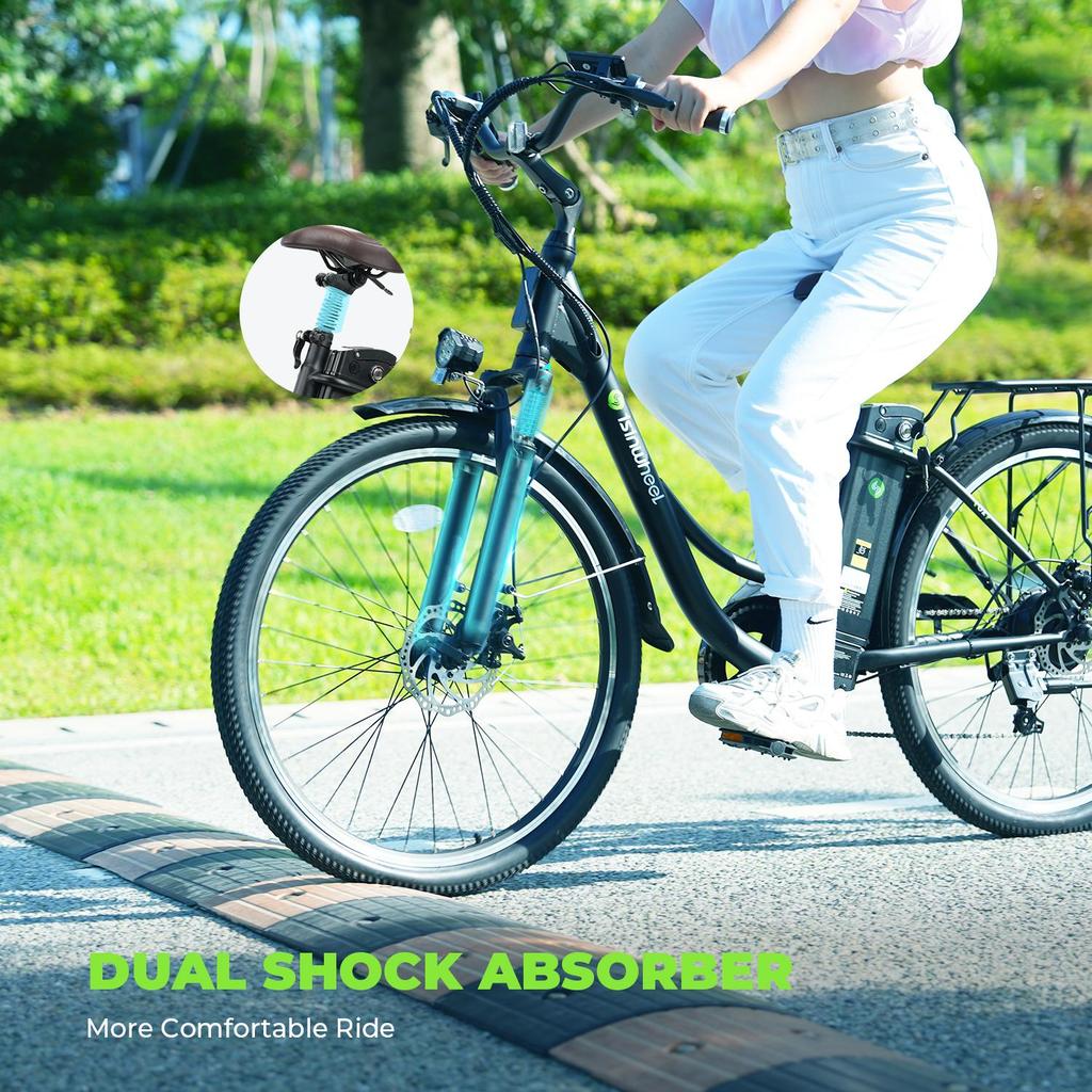 ISINWHEEL U2 Maximum Power 250W Maximum Speed 25KM/H Maxium Range 45 Miles (75KM) Battery 468 Wh Charging Time 6 H