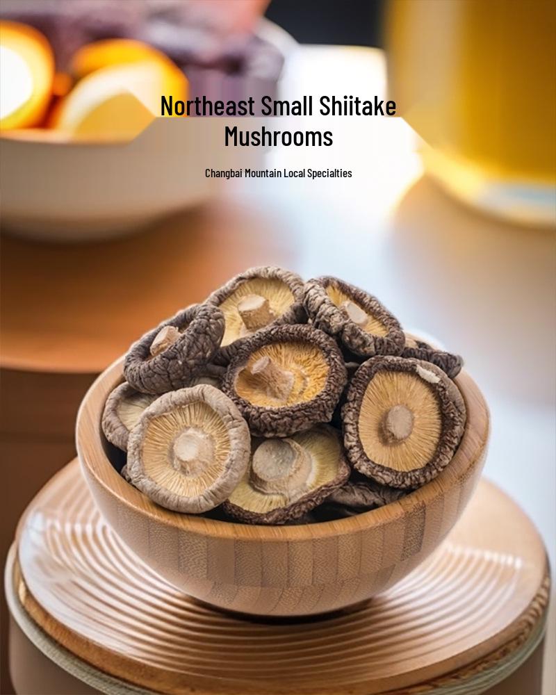 Genuine Northeast Linden Wood Shiitake Mushrooms - Changbai Mountain Farmhouse Specialty