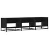 VidaXL TV Cabinet Black 180x40x46 Cm Engineered Wood, TV Stand, TV Sideboard, Multimedia Cabinet, TV Bench, Hi-fi Cabinet, Center 3300805