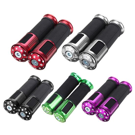 2Pcs Universal Motorcycle 22mm Handle Bar Hand Grips ATV for Honda Yamaha Suzuki