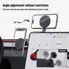 Aluminum Alloy Car Phone Holder Bracket Adjustable Multi-Angle Clasp Style Accessory for Arc Screen Mobile Phone Universal Mount