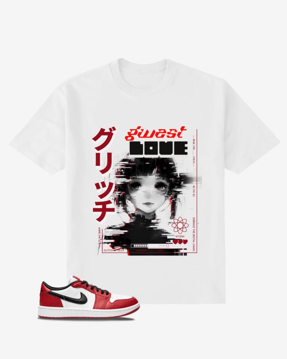 Glitched Love Oversized T-Shirt 3XL