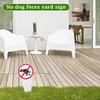 Extra Large No Peeing Dog Sign | Dog Stake For Yard Pick Up After Your Dog Sign | No Dogs Peeing No Dog Poop Signs For Yard