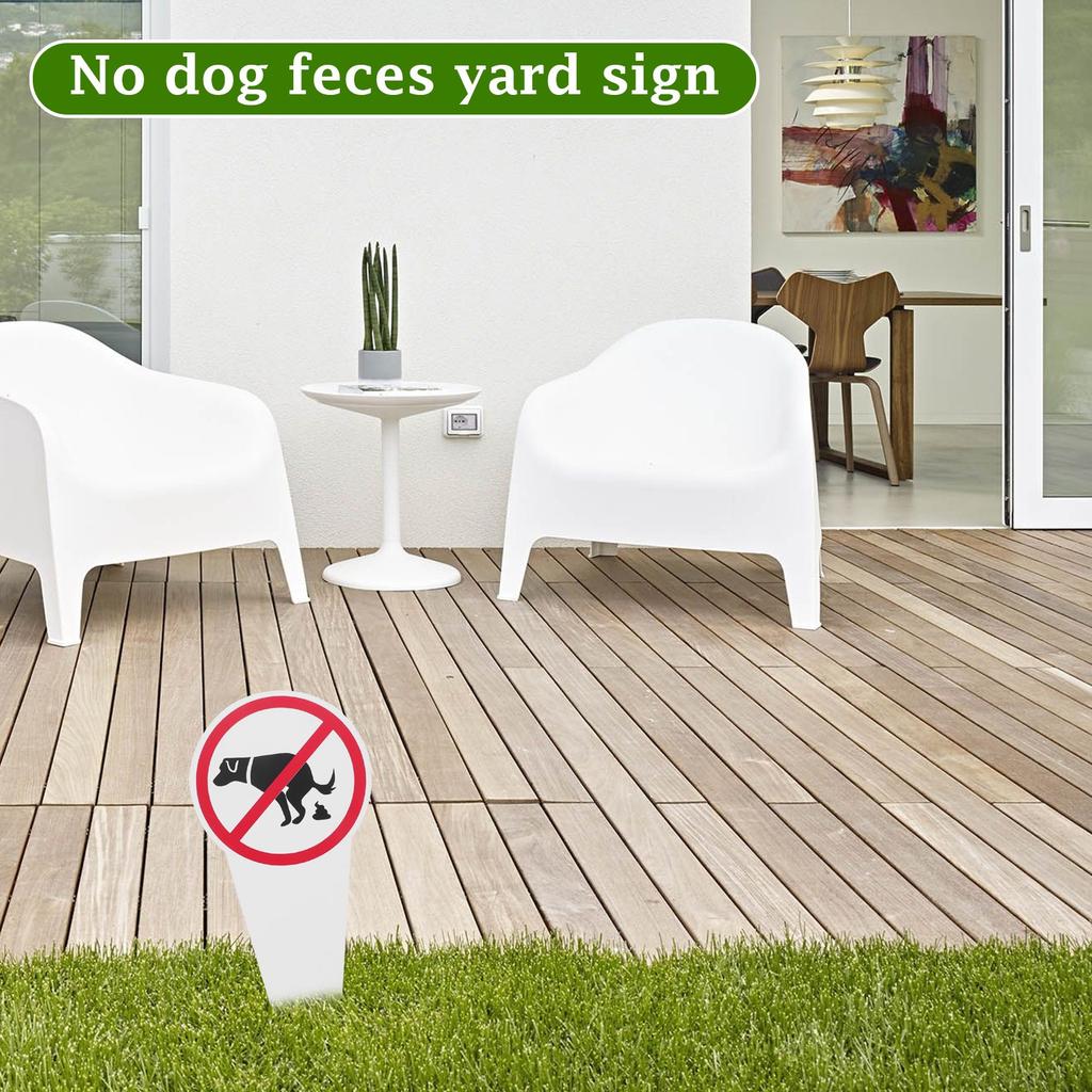 Extra Large No Peeing Dog Sign | Dog Stake For Yard Pick Up After Your Dog Sign | No Dogs Peeing No Dog Poop Signs For Yard