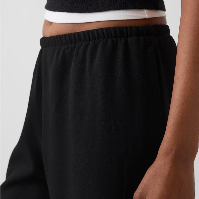 GAP Women's Casual Straight-Leg Elastic Waist Trousers