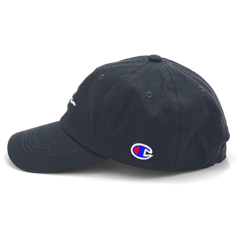 Cap for Women and Brand Deep Large UV [Champion] Men, Name, Fit, Size, 100% Cotton, Protection, 58-60cm (DARK NAVY)