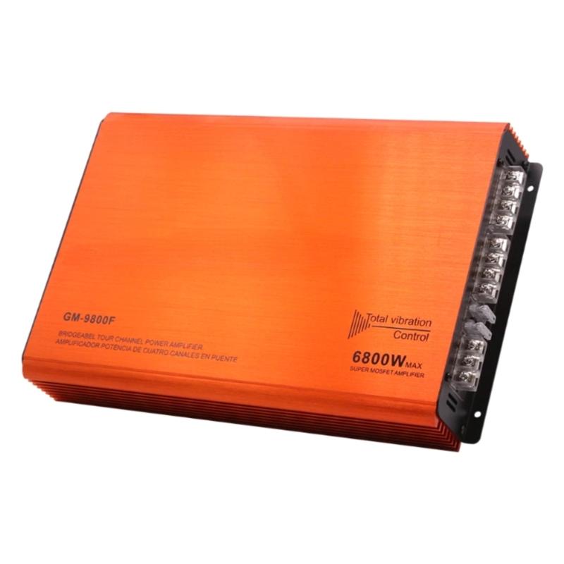 

4 Channel 6800W Auto Sound Amplifier with Build In Safety Features Vehicle Amplifier for Enhances Sound Customization 1