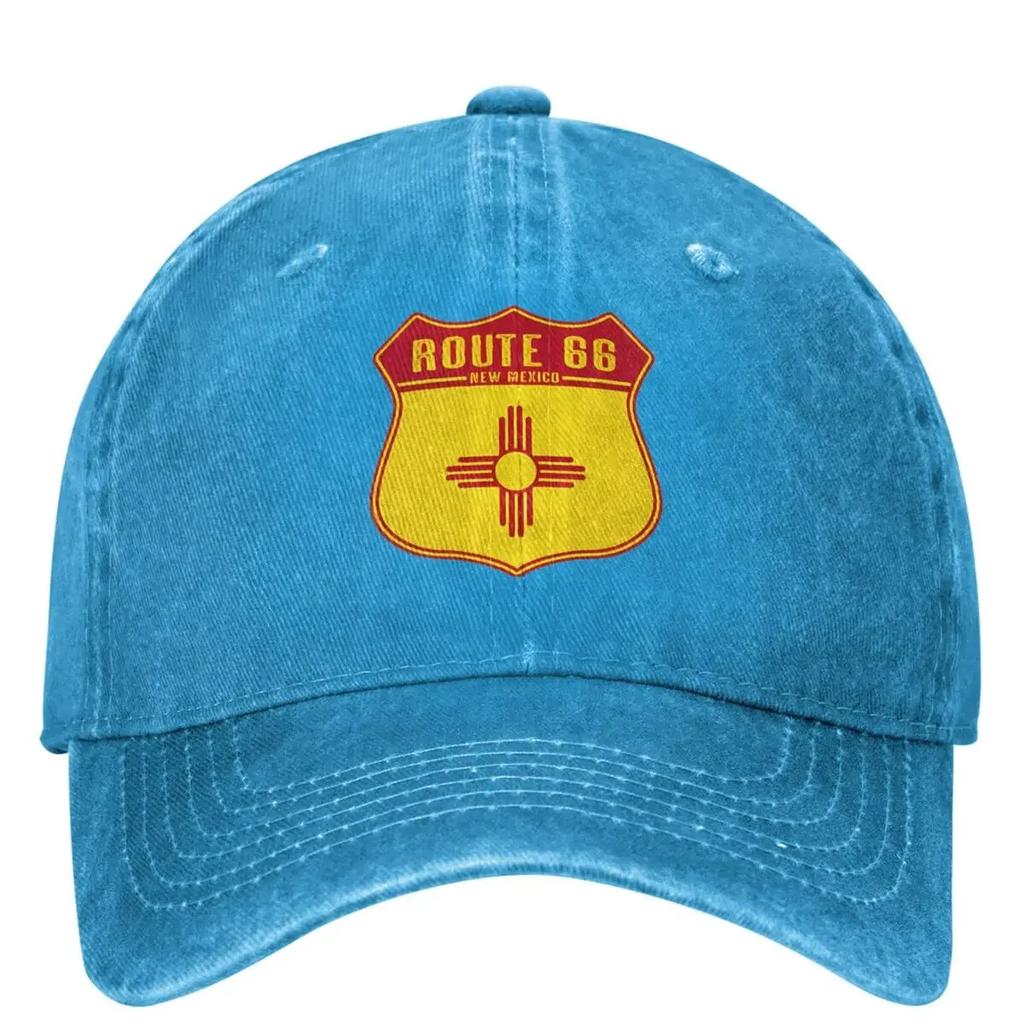 Pc Route Baseball New Mexico Streetwear Mens Dad Sun Hat Outdoor Sports Baseball Cap Gift for Birthday