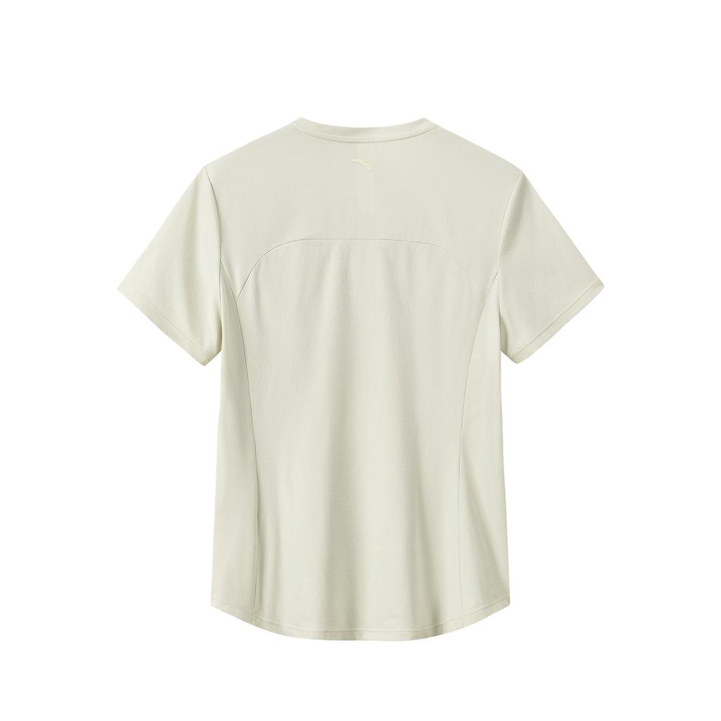 Anta Outdoors Short Sleeve Knitted Top Summer 2026 T-Shirt Women tops Light-Lemon-Yellow 962626104-1