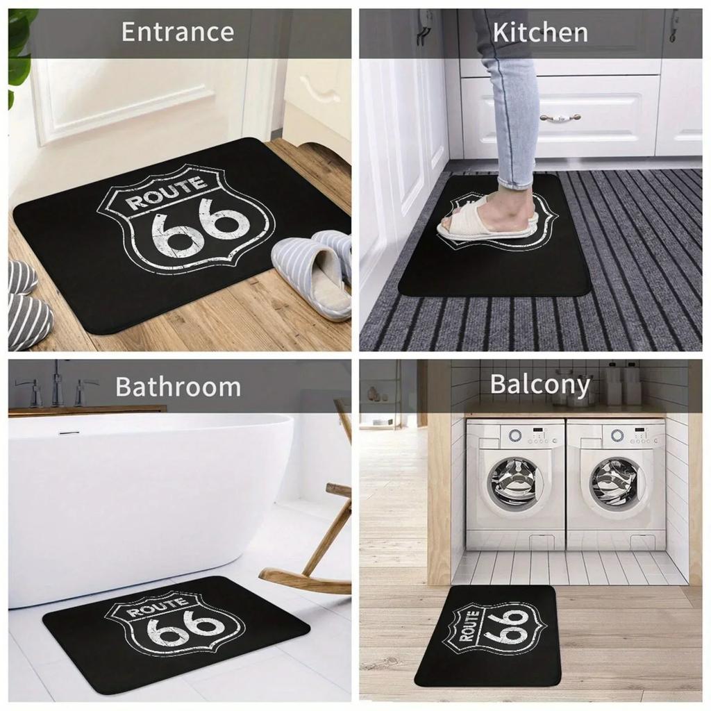 1PC Cute Dachshund Door Mats Kitchen Rugs Non-Slip Pop Arts Design Living Room Rugs Bath Mat Carpet for Home Sink Laundry Decor
