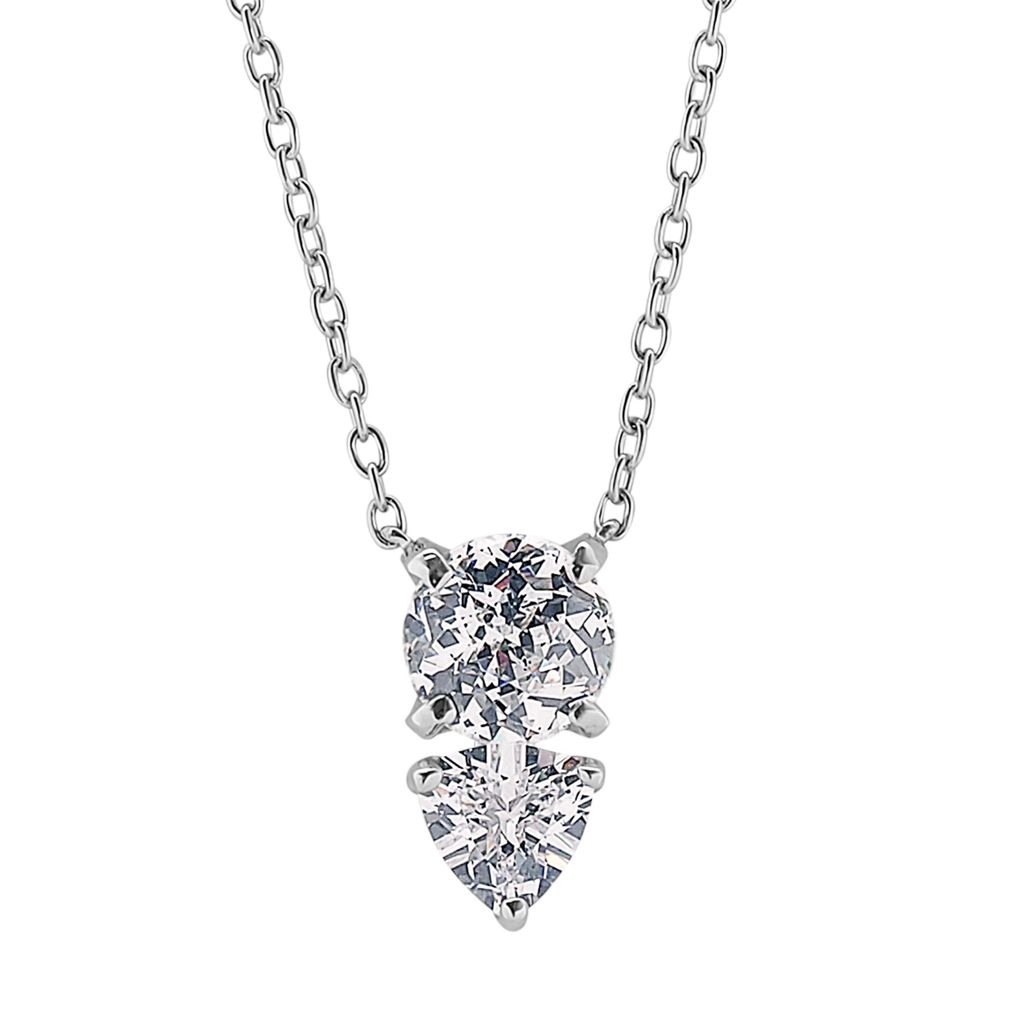 

PINKY DIANNE Silver Cubic Pendant VPCPD51628 [Pinky & Diane] & срібний