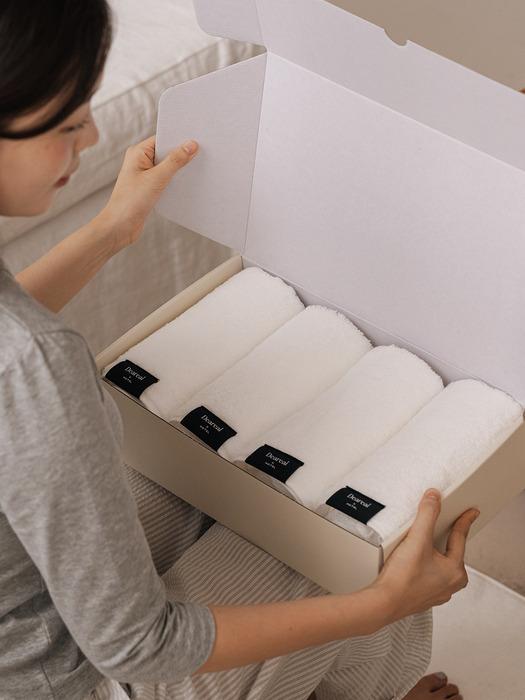 

Deareal Hotel White Towel_4P (Packaged) Premium Hotel Towels_White 4P