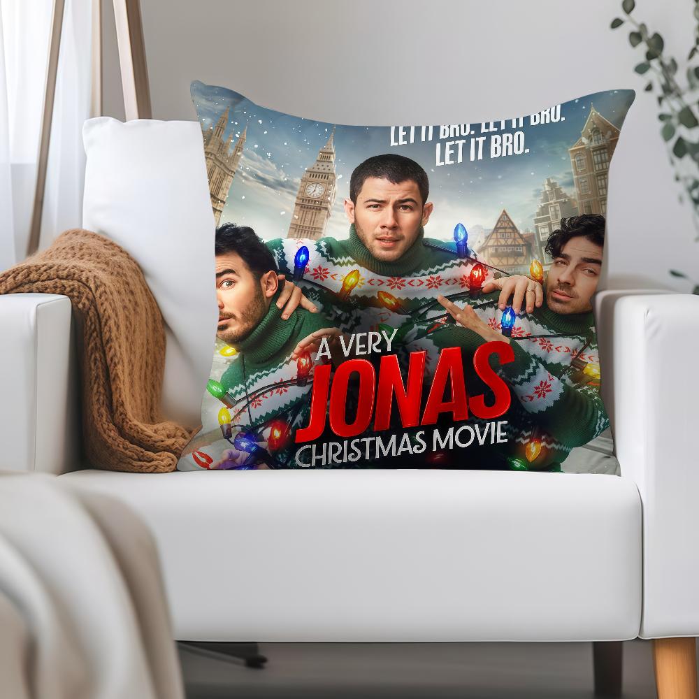 Band J-JONAS B-BROTHERS Pillow Case Applicable Space For Guest Rooms Interiors Cars Office House Decoration