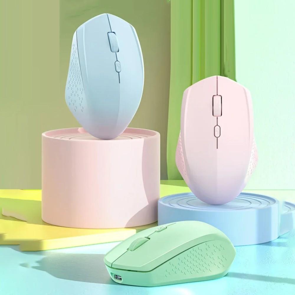 Dual-Mode Laptop Wireless Mouse Silent 2.4G Bluetooth Cordless Mouse  Office