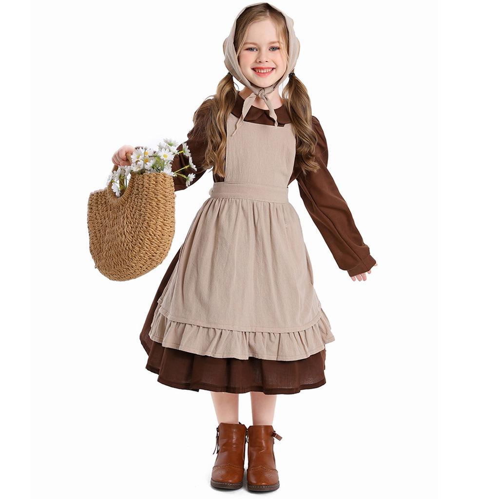 Girls' Stage Costume - French Dress For Performance