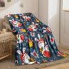 Christmas Bunny Pattern Blanket bedroom Blanket for Livingroom Couch lunch break Soft throw for Friend's festival Gift
