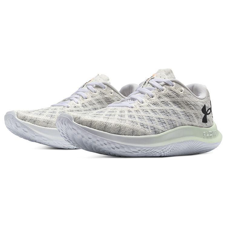 Under Armour Flow Velociti Wind 2 Comfortable Sports Fashion Fabric Low-Top Casual Running Shoes Women sneaker White Black 3025662-105