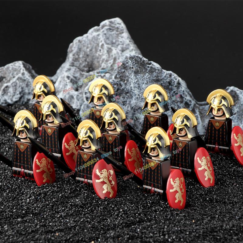 Movie Series Orc Uruk-hai Army Action Figures Mini Bricks Doll Assemble Building Blocks MOC DIY Toys for kid gift