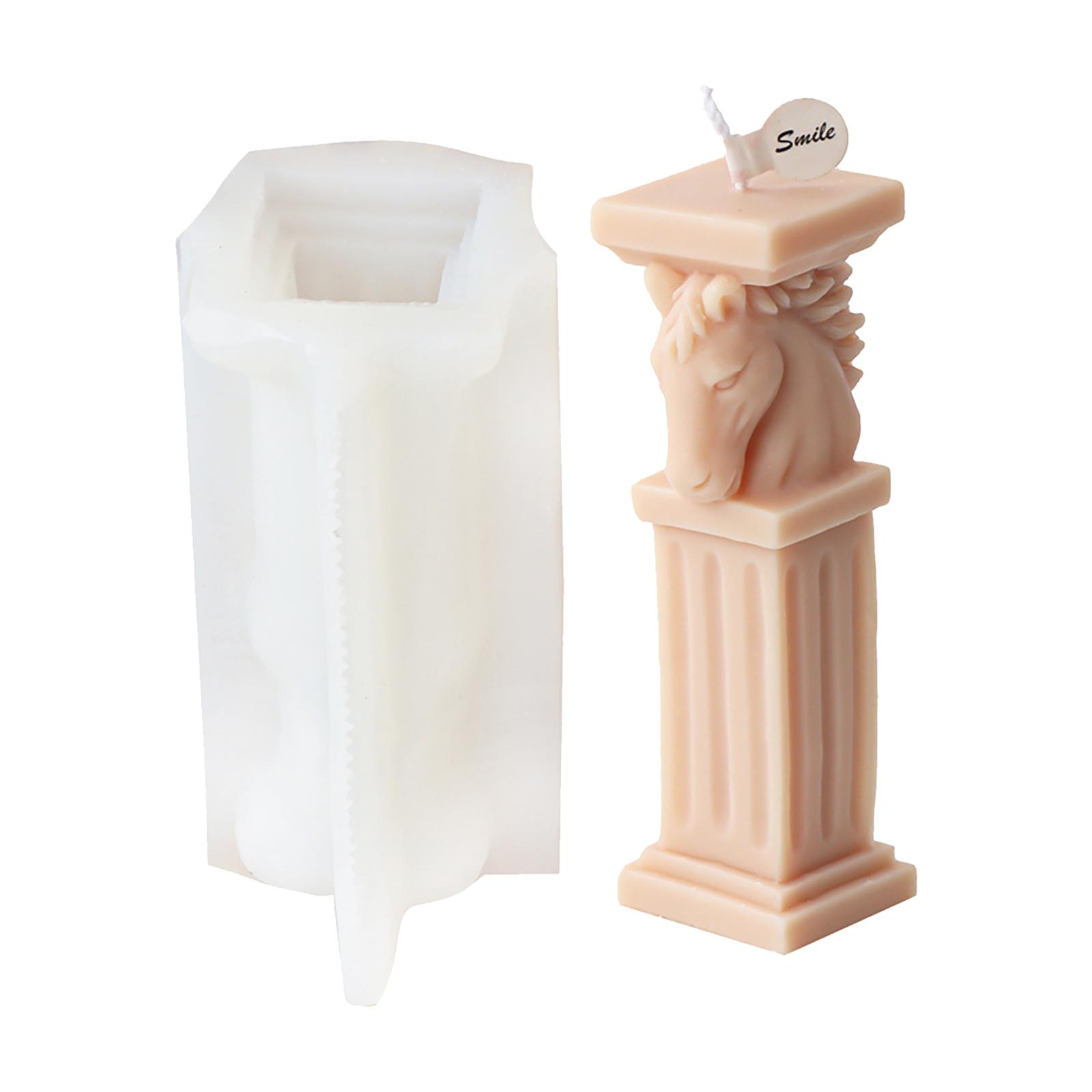 

Силиконовая форма для изготовления мыла, нежная 3D силиконовая форма для свечей в форме колонны, идеальный подарок для любителей рукоделия B