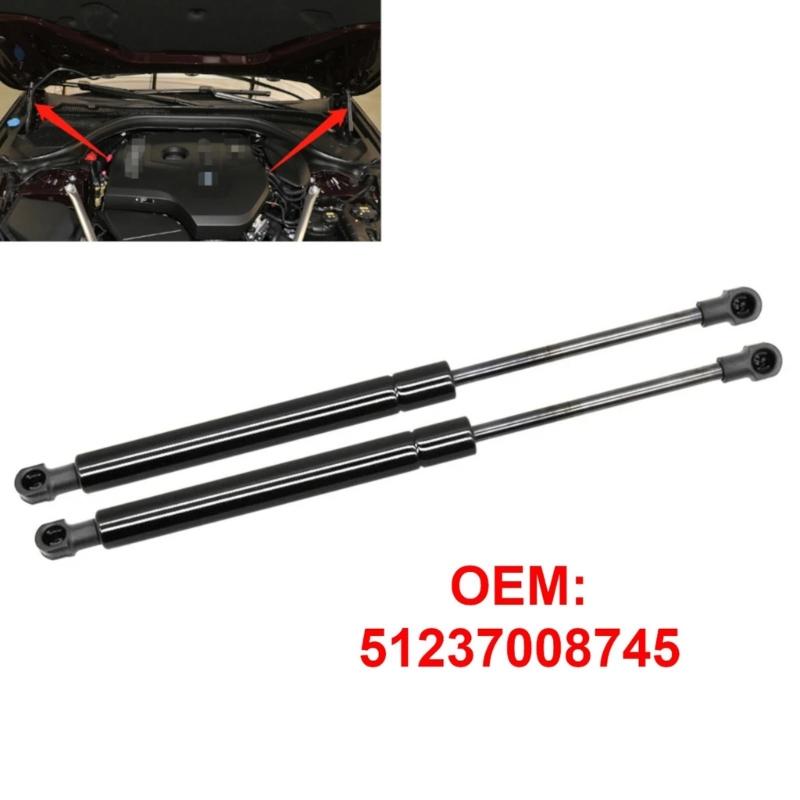 Car Hood Lift Supports Shock Struts 51237008745 for E60 E61 528i 535i 2004-2010 Lift Support Rod Replacement