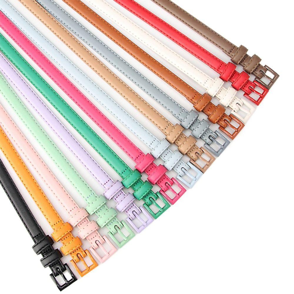 Simple Thin Pants Belt Dopamine Jeans Belt New Women Belt