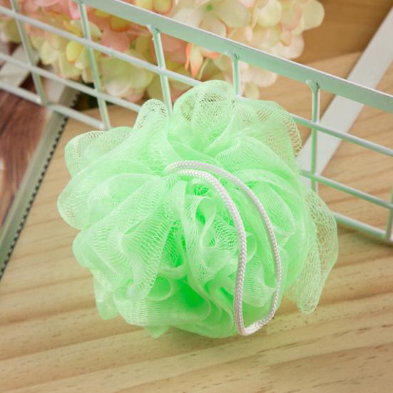 2 Stück Praktischer Reichhaltiger Schaum-Badeball Elastischer Schnelltrocknender Nylon-Duschball für Zuhause
