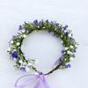 Simulated Flower Floral Headband Korean Style Bridal Wreaths Sweet Wedding Headpiece  Girl