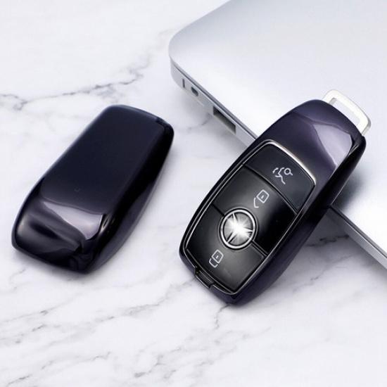 &+TPU Car Remote Smart Key Case Covers for Mercedes-Benz A B C E S G-Class