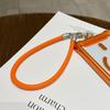 Dopamine Leather Phone Lanyard: Anti-Lost Rotating Wrist Strap & Keychain for Men and Women