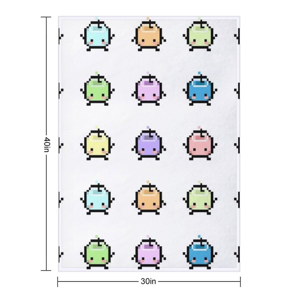 Stardew Valley Pastel Junimos Throw Blanket halloween Soft Plaid For Baby Bed Fashionable Blankets