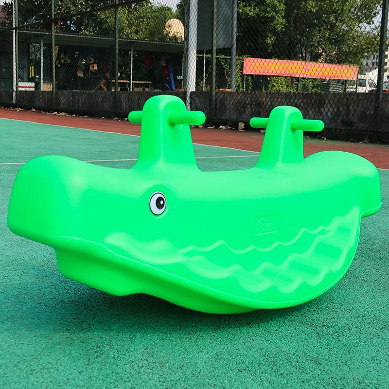 Thickened Plastic Animal Kindergarten See-Saw Children's Play Equipment Home Use Large Size Double Person See-Saw for Kids