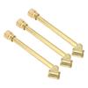 10 Sets Dual Head Air Chuck 1/4in FNPT Thread Iron Zinc Alloy 2 Way Connect Air Chuck with Quick Plu