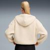 Puma Logo Fleece Short Sports Hooded Long Sleeve Jacket Women Jackets 633983-87