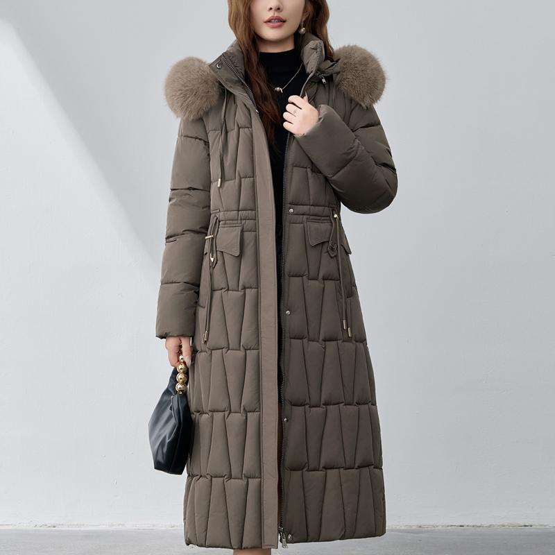 Sleeves Detachable Fashion Woman Winter Coats Hooded Faux Fur Collar Thick Warm Long Parkas Women's Jackets