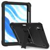 For iPad Air 11 (2025)/(2024) Case Silicone+PC Tablet Cover with Stable Kickstand