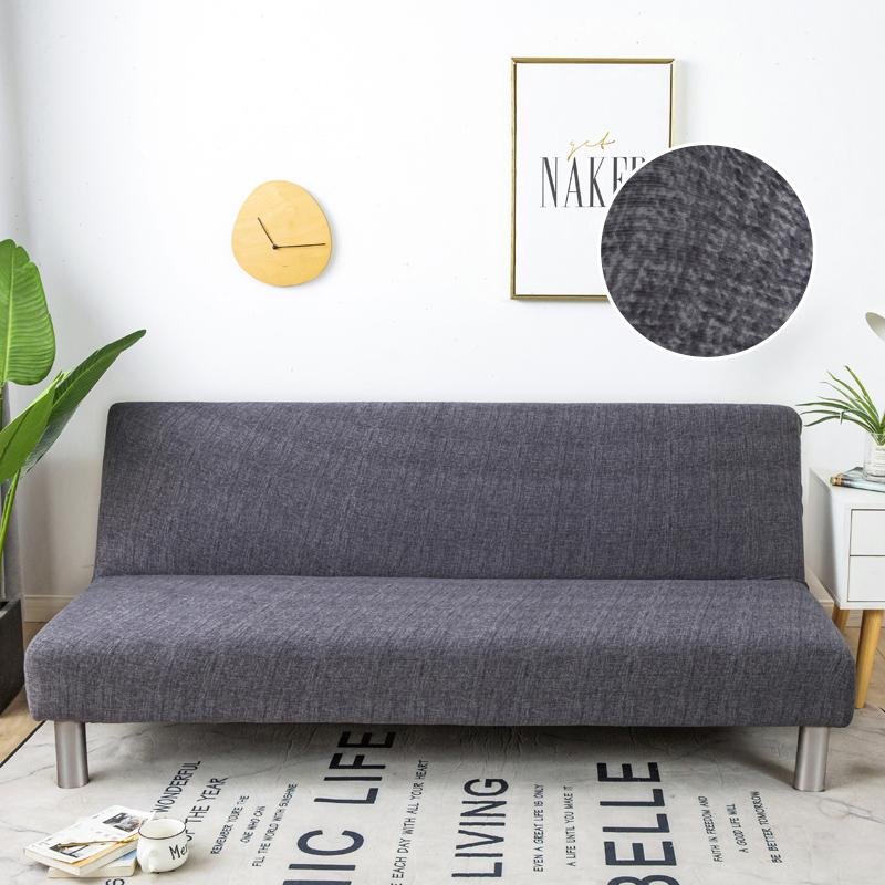 Чехол на диван без подлокотников, чехол на футон, эластичный, тянущийся, складной, для дивана-кровати без подлокотников, чехол на диван с принтом без подлокотников M 150-180cm
