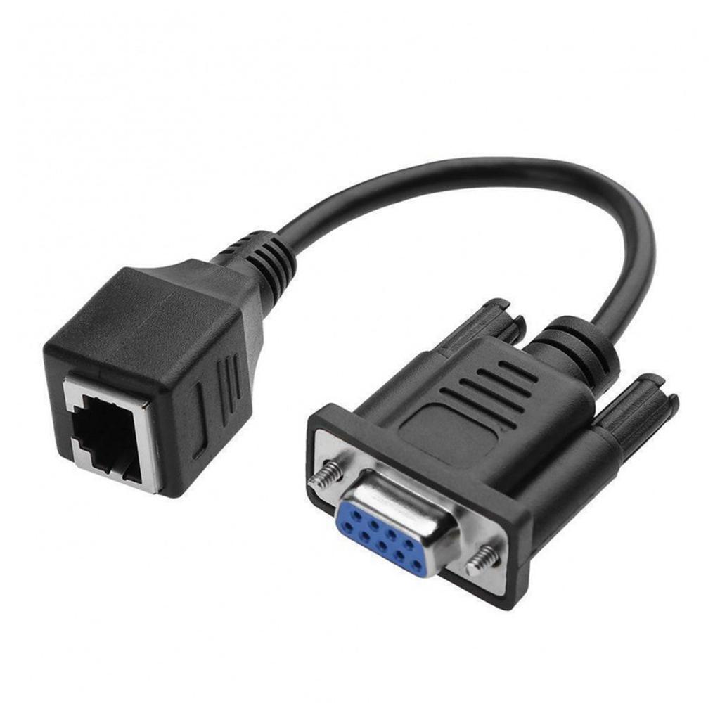 Vielseitiges DB9 Buchse/Stecker auf RJ45 Verlängerungskabel für verschiedene Anwendungen Genießen Sie mehr Flexibilität und Benutzerfreundlichkeit