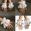 Damen Spitzen Ärmel Elegant Manschetten Dekorative Ärmel Armstulpen Für den Täglichen Gebrauch Und Anime Cosplay Event 2 Paar