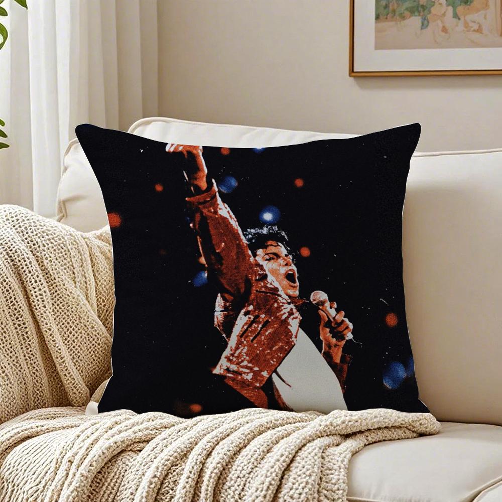 The King of Pop MMichael JJacksonA Cushion Cover Pillowcase Antidustmite Living Room Sofa Decor Cushion Room