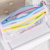 Clear Pencil Case Large Capacity Pen Bag Double Layered Pen Organizers Travel Makeup Pouches for Student Women Adult