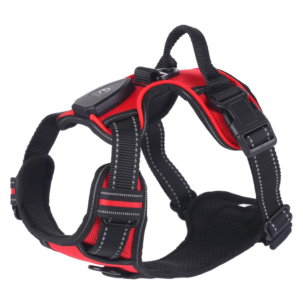 Dog Chest Back LED Harness with Sturdy Buckle Dog Cat Large Dogs Walking Dog Harness Kitten Chest Strap Dogs Harness