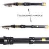 Spinning Fishing Combo 1.8M-3.0M Carbon Teleskopowe wędki z MINI Spinning Reels Travel Fishing Kit