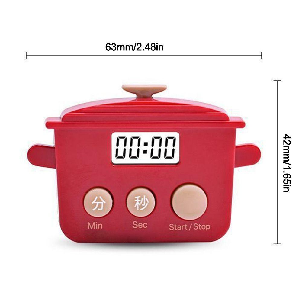 LCD Kitchen Timer Digital Alarm Durable Time Manager  for Baking Cooking Sports Reminder