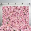 Pink Rose Flower Wall Backdrops Wedding Birthday Floral Theme Party Background