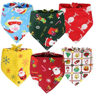 Small, Medium and Large Dogs, Christmas Dog, Cat Triangle Saliva Wipes, Pet Supplies, Four Seasons Dog, Decorative Cat Scarves