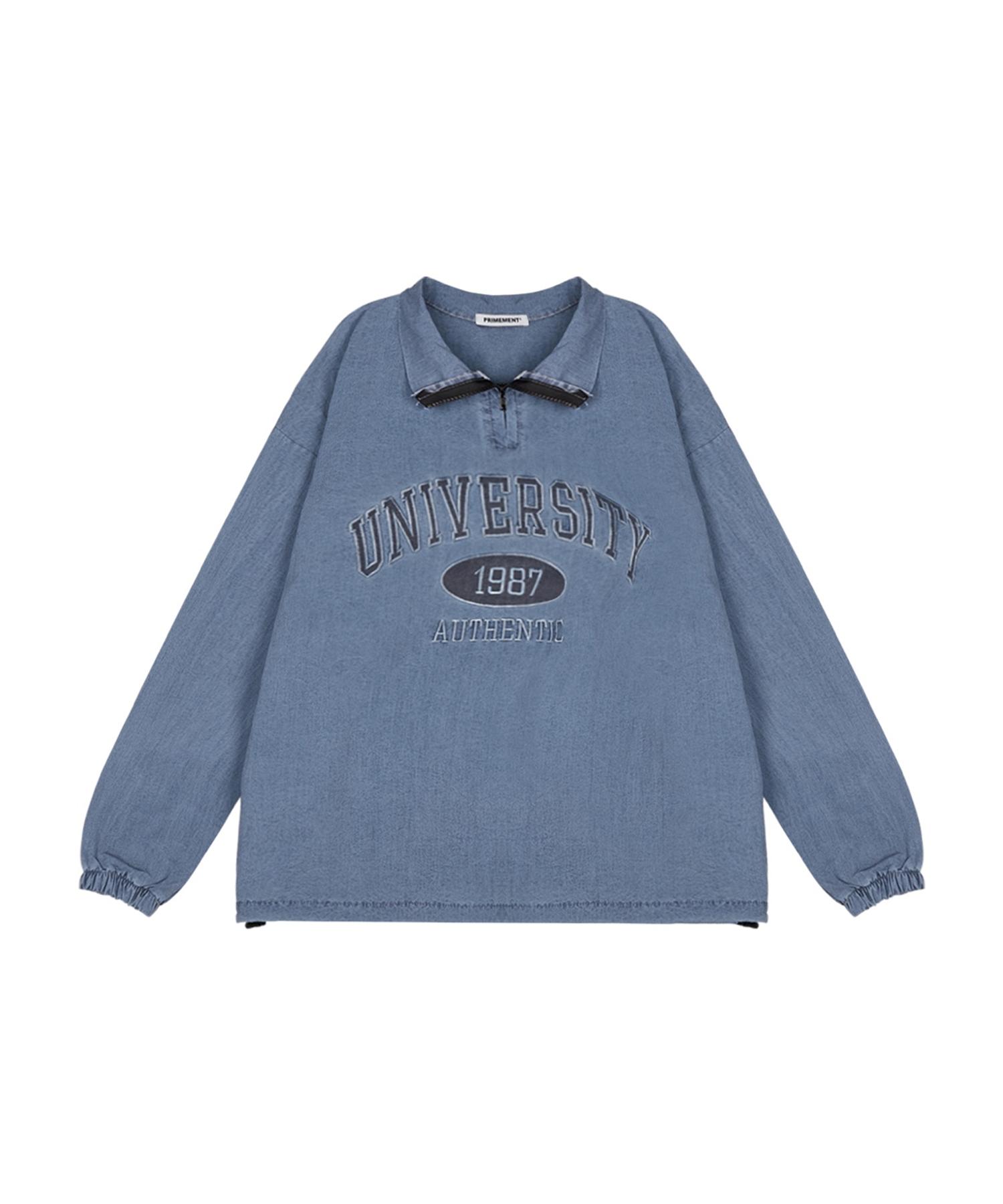 Primoment University Half-Zip Navy F