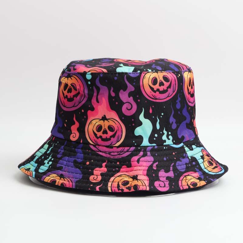 Spring and Autumn Hat Women's Bucket Hat Double-sided Outdoor Sunscreen Sun Hat Men's Basin Hat